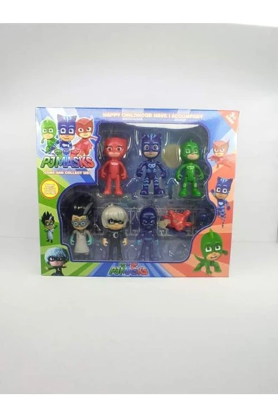 PJMASKS Pj Masks 6 Figür 4 Aksesuar Pj Maskeliler 10 Parça ürün görseli 1