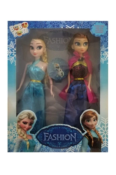 LapisButik Çocuk Gelişim Oyuncaklar Frozen Karlar Ülkesi Elsa Anna Ikili Bebek Kız Erkek Çocuk Oyuncak ürün görseli 1