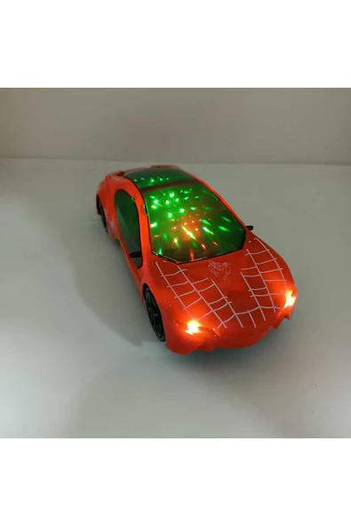 teknotrust Işıklı Sesli Örümcek Adam Arabası Çarp Dön Spiderman Car ürün görseli 1