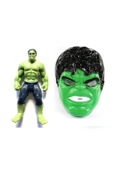 AVENGERS Oyuncak Hulk Figür Ve Hulk Maskesi Ikisi Birarada ürün görseli 1
