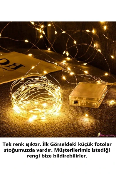 TURKAFONE Peri Led Işık 3 Metre Çok Amaçlı Dekoratif Aydınlatma - Gün Işığı ürün görseli 1