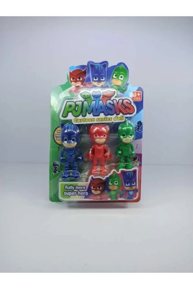 PJMASKS Pj Masks 3'lü Pj Maskeliler 3'lü Figür ürün görseli 1