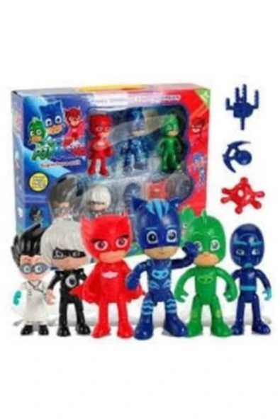 PJMASKS 6lı -pj Masks - Pjamaskeliler Figür-kutulu Set ürün görseli 1