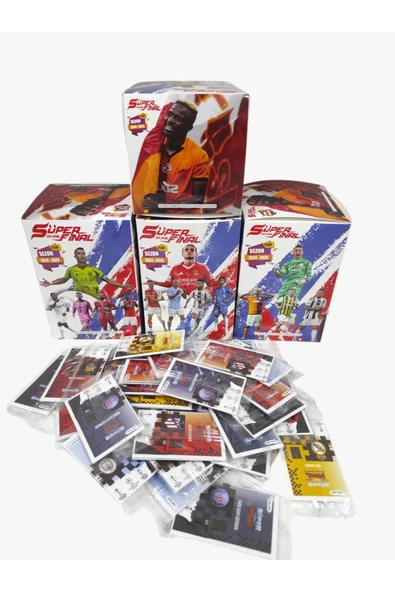 TREND Kitli Kapı Süper Final Mekanik Adamlar Futbolcu Kartları 150 Paket 3lü (450 KART) ürün görseli 1