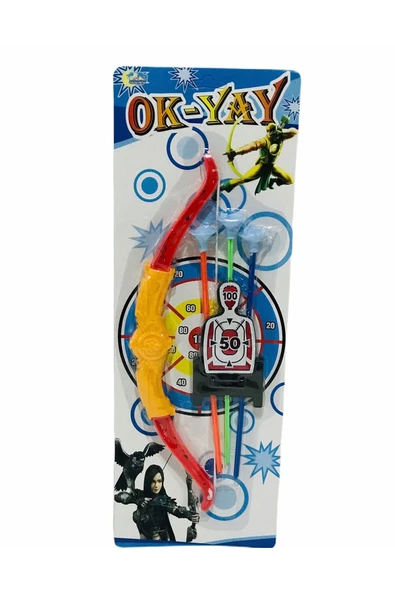 HİLAL PLASTİK Ok Yay Vantuz Fırlatan Oyuncak Seti ürün görseli 1