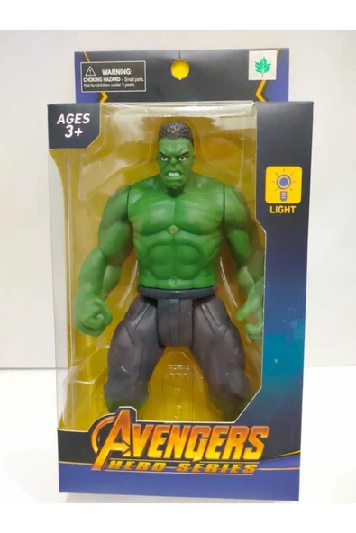 Oyuncak ve Ötesi Hulk 18 Cm Işıklı Hareketli ürün görseli 1