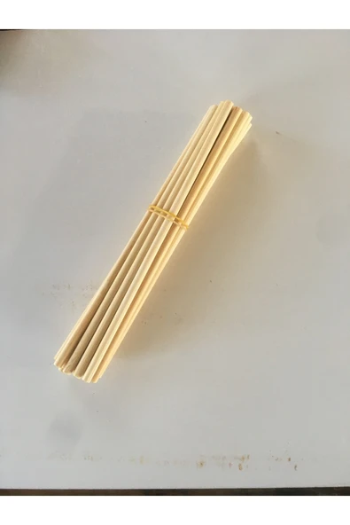 Ahşap Motif Tahtası Yedek Çubuk 5 mm 20 Adet Bambu Çubuk 17,5 cm ürün görseli 1