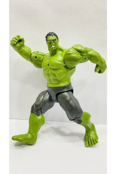 oyuncakchi Avengers Hulk 17.5 Cm Işıklı Eklemleri Hareketli Figür Oyuncak Karakter ürün görseli 1