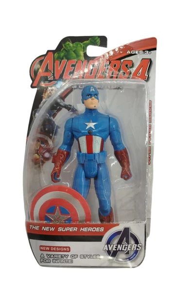 Rüzgar Oyuncak Çocuk Gelişim Oyuncaklar Avengers Süper Kahraman Tekli Figür Kaptan Amerika Oyuncak Kız Erkek Çocuk ürün görseli 1