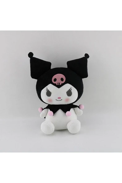 TURKAFONE Kawaii Sanrio Kuromi Karikatür Peluş Oyuncak 35 Cm ürün görseli 1
