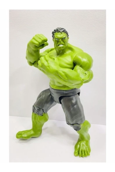 TURKAFONE Avengers Hulk 17.5 cm Işıklı Eklemleri Hareketli Figür Oyuncak Karakter ürün görseli 1