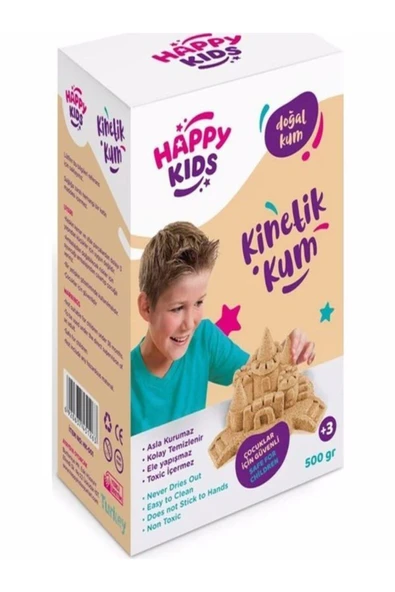 TURKAFONE Happy Kids Kinetik Kum - Doğal Kum 500gr ürün görseli 1