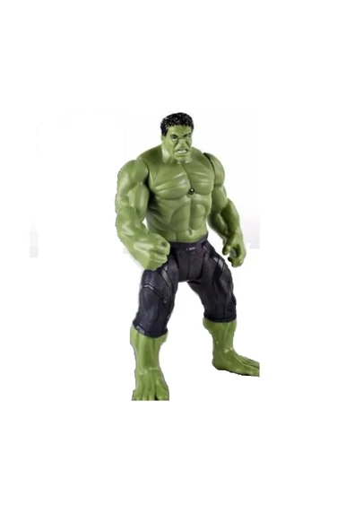 AVENGERS 28 cm Büyük Boy Işıklı Hareketli Marvel  Titan Hero Hulk Figür Yeşil Dev 30 Cm ürün görseli 1