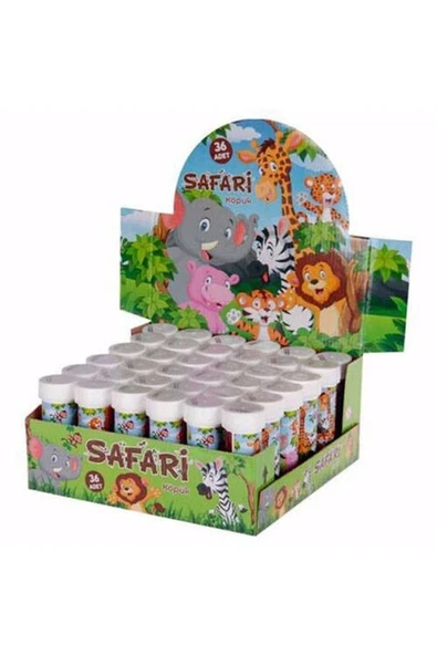 TURKATOYS Lisanslı Safari Köpük Baloncuk 6 Adet Tekli ürün görseli 1