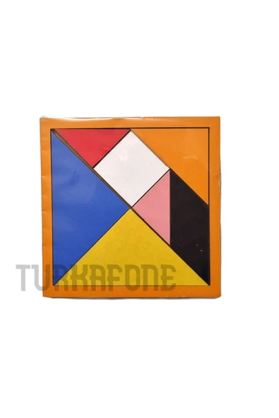EMİN Ahşap Tangram 11*11 - 7 Parça Mini Tangram - Resim 6