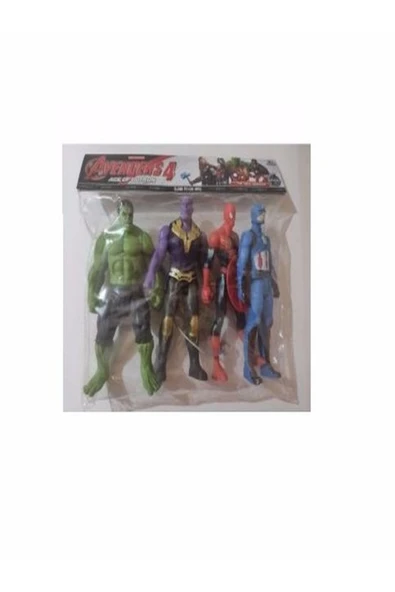 TURKAFONE Yenilmezler Figür Ve Aksesuarları Set 15 Cm 4'lü ürün görseli 1