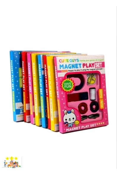 Cute Zeka Oyunları Mıknatıs Oyun Deney Seti Çocuklar Için Magnet Play Set Eğitici Oyunlar Z ürün görseli 1