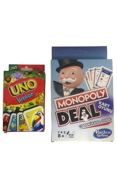 TURKAFONE Junior Uno Ve Monopoly Deal ürün görseli 1