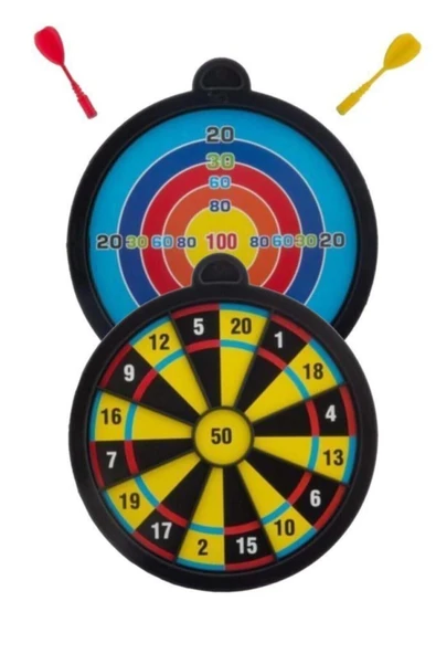 TURKAFONE Çift Taraflı Mıknatıslı Manyetik Dart Oyun Seti 23 Cm ürün görseli 1