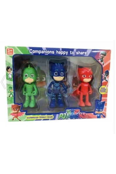 Prestij Oyuncak Pjmasks Pj Masks Pijimaskeliler 3 Lü Figür Oyuncak ürün görseli 1