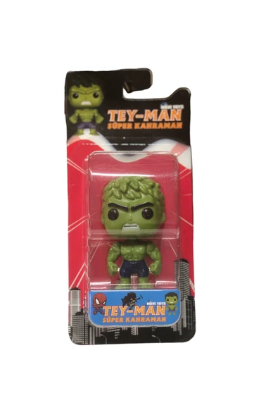 OYUNCAK STORE Mini Marvel Figür Oyuncak - POP Marvel Hulk Süper Kahraman Oyuncak ürün görseli 1