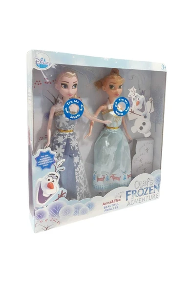 Frozen Anna Ve Elsa Sesli Müzikli Bebek Rs14288 ürün görseli 1