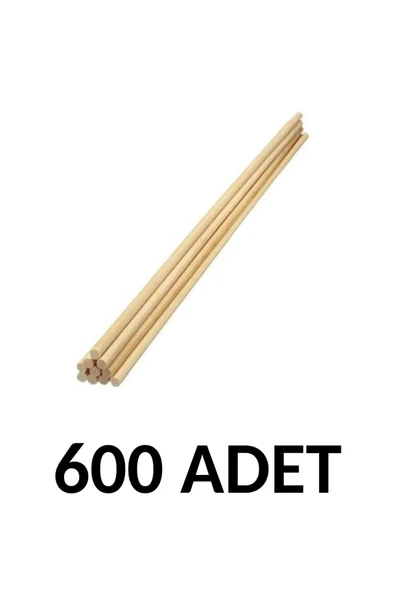 Südor 600 Adet Ahşap Yuvarlak Çubuk 30cm X 4mm ürün görseli 1