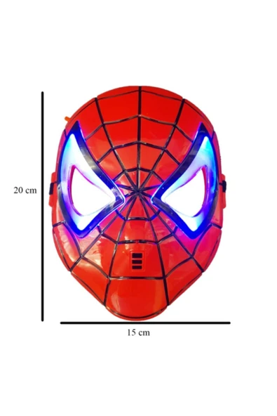 SPIDERMAN Işıklı Maske Ve Batman Maske - Resim 2