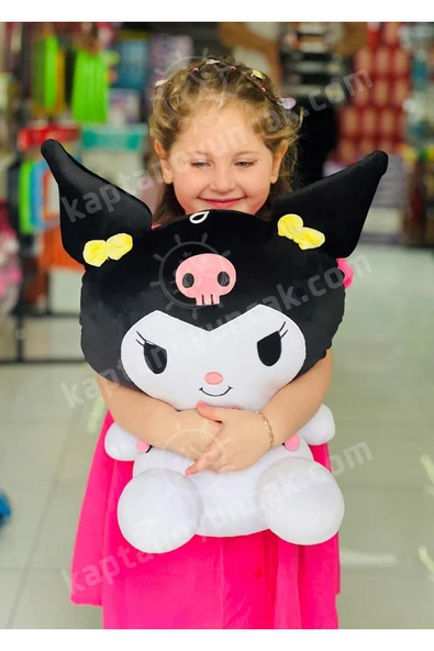 çınar oyuncak Çocuk Gelişim Oyuncaklar Anime Kuromi Peluş 30Cm Büyük Boy Kız Erkek Çocuk Oyuncak ürün görseli 1