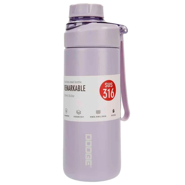 Dodge Fit Çelik Termos Matara 520Ml Mor ürün görseli 1