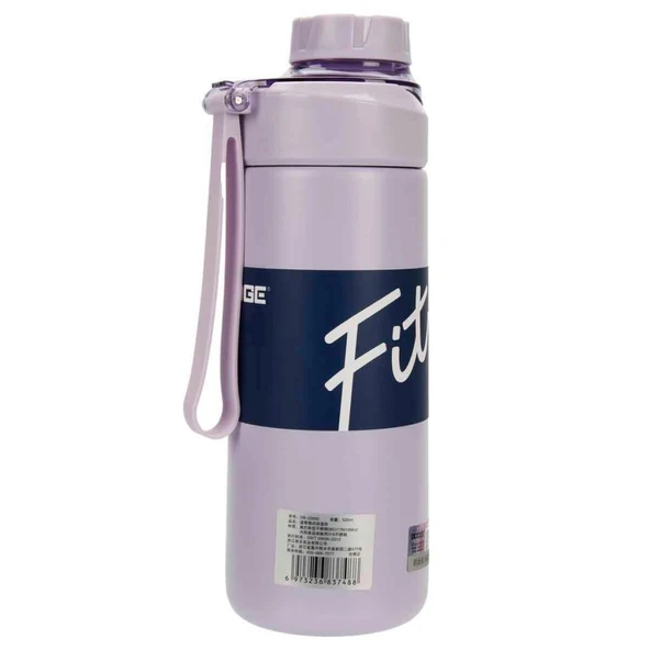 Dodge Fit Çelik Termos Matara 520Ml Mor - Resim 3