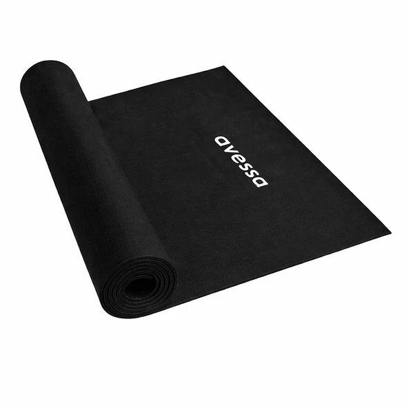 Avessa 0.40 Mm Pvc Pilates Minderi Siyah ürün görseli 1