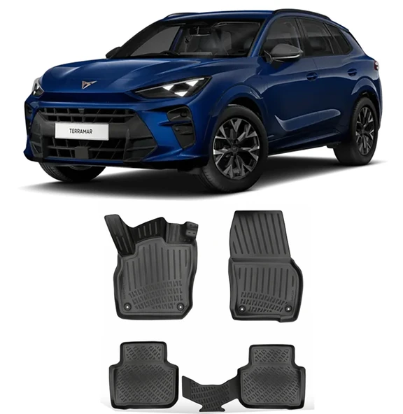 Cupra Terramar 2024- BTM 3D Havuzlu Paspas ürün görseli 1