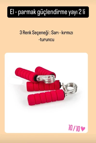 El Bileği Güçlendirme Yayı 2’li Set - Resim 2