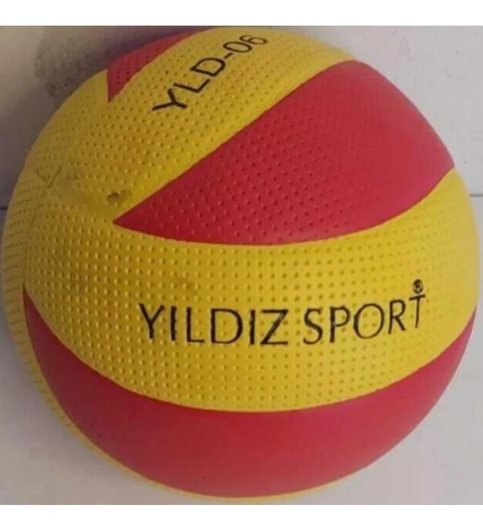 Yıldız Sport Profesyonel Voleybol Topu YLD06 SARI-KIRMIZI ürün görseli 1