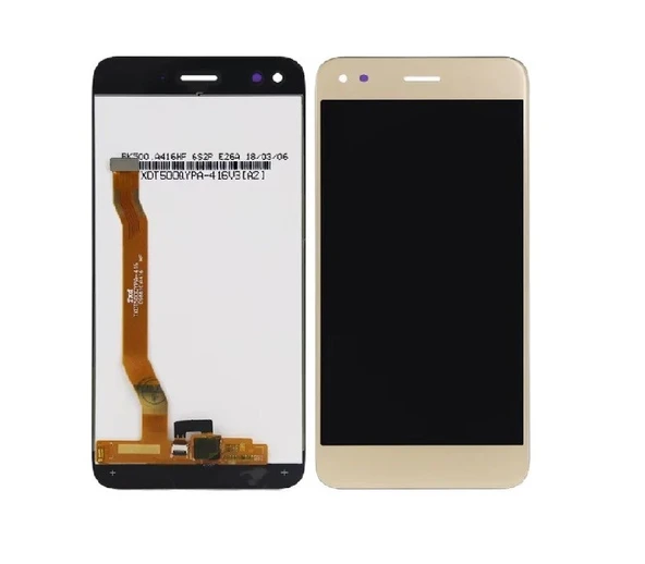Hwi Uyumlu P9 Lite 2017 Lcd Ekran Gold Çıtasız ürün görseli 1