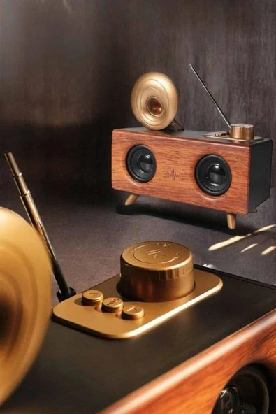 Nostaljik Görünümlü Bluetooth Bağlantılı Speaker ürün görseli 1