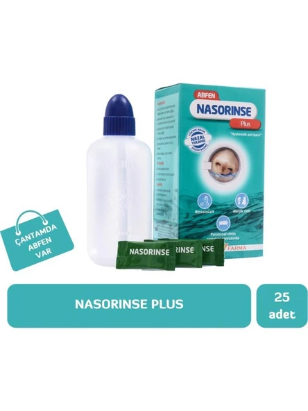 Abfen Nasorinse Plus Yetişkin Kit (SKT:02/2029) ürün görseli 1