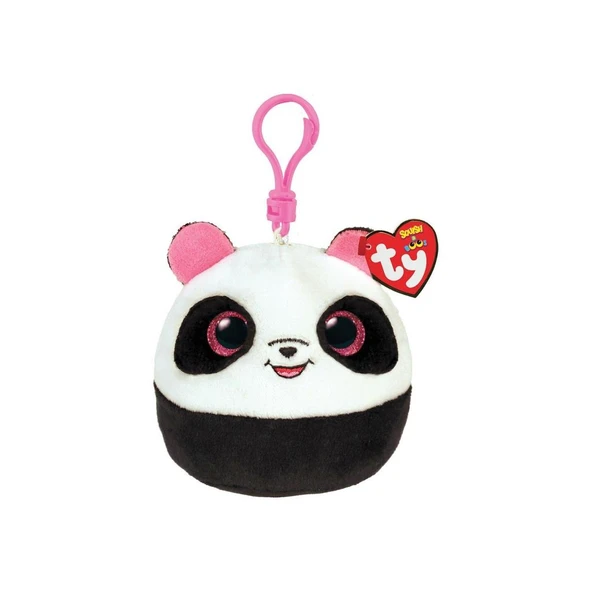 Ty Squishy Beanies Peluş Panda Anahtarlık Bamboo ürün görseli 1