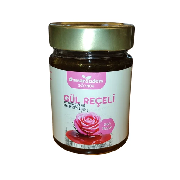 Katkısız Ev Tipi Gül Reçeli - Sadece Doğal Malzemeler ürün görseli 1