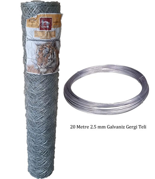 1.20 x 20 Metre Bahçe Tel Örgü Bahçe Çiti Çevirme Seti ürün görseli 1