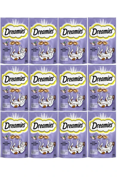 Draemies Ördekli Kedi Ödülü 60 gr x 12 Adet ürün görseli 1