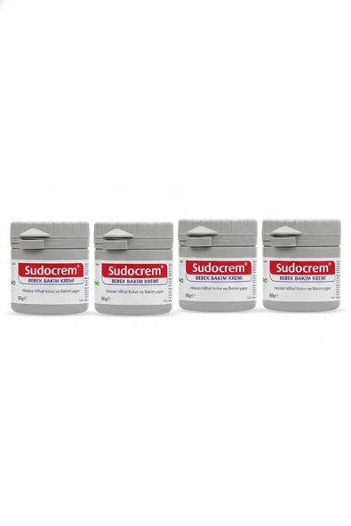 Sudocrem Bebek Bakım Kremi 4'lü Avantaj Paketi - Hassas Ciltler İçin Kapsamlı Koruma (4 x 60 gr) ürün görseli 1