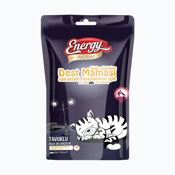 Pet Food Energy Dost Kedi Maması -  100 g ürün görseli 1