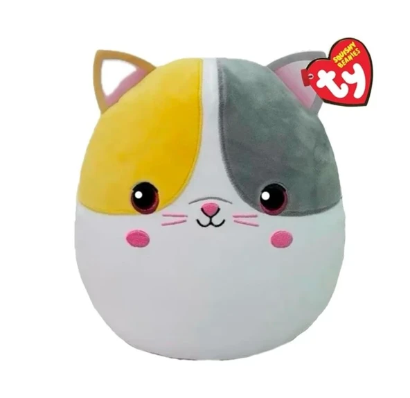 TY Squishy Beannies Yastık Kedi Snuggles 20 cm ürün görseli 1