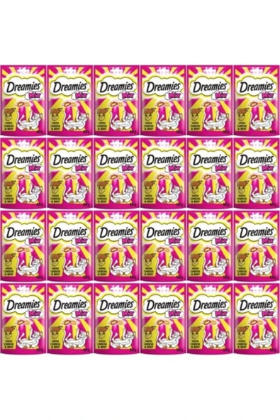 Dreamies Mix Peynirli Sığır Etli Kedi Ödül Maması 60 gr x 24 Adet ürün görseli 1