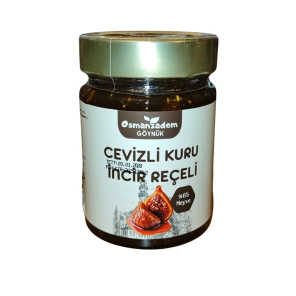 Katkısız Cevizli Kuru İncir Reçeli - Çıtır Ceviz ve Ege İnciri ürün görseli 1