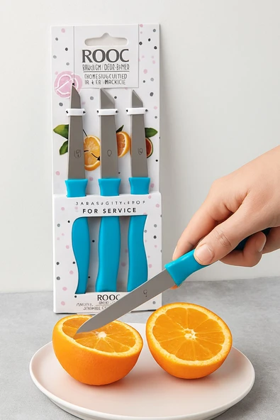 Rooc Mm-003 Mutfak Bıçağı Renkli - Resim 3