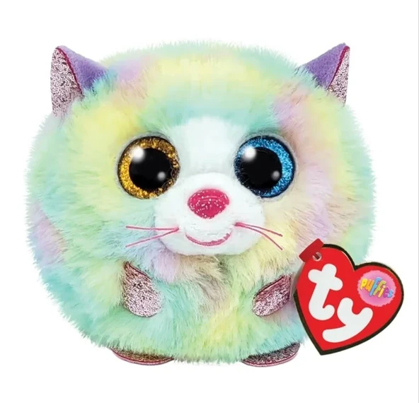 TY Beanie Balls Peluş Kedi Heather 7 cm ürün görseli 1