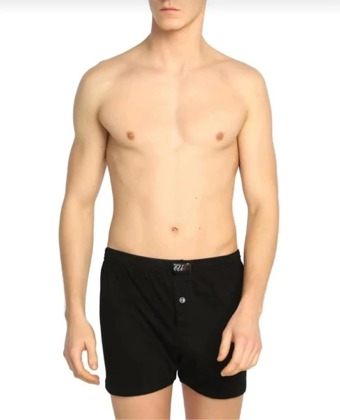 TUTKU ELİT 1101 ERKEK PENYE HAVLU BEL DÜZ BOXER 12 ADET ürün görseli 1